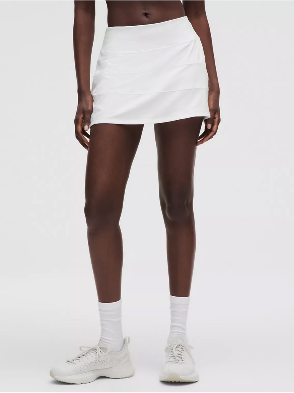 Lululemon pace revival white Athletic Tennis Skort